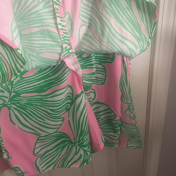Brand New without Tags Lilly Pulitzer Donna Square Neck Romper - Picture 3 of 4